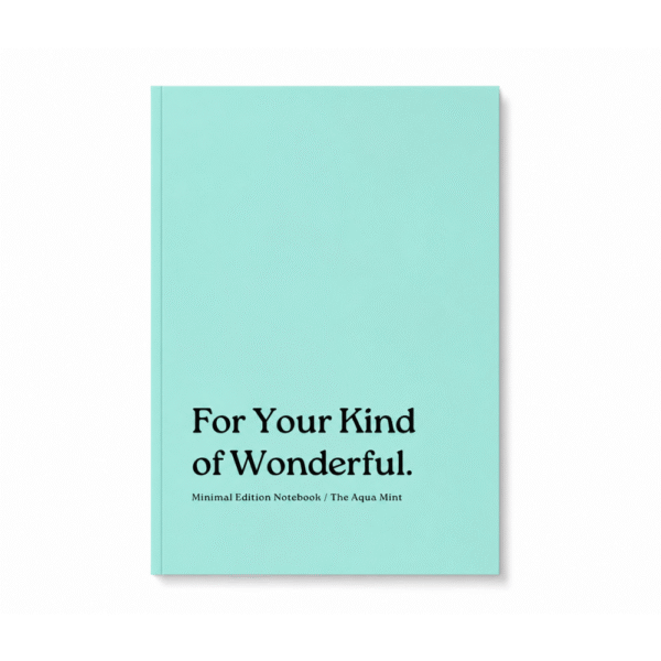 Softbound A5+ Notebook | Minimal Edition | The Aqua Mint