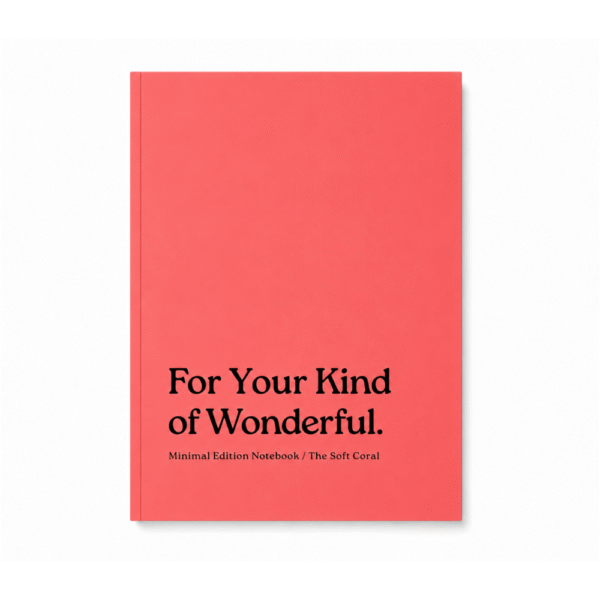 Softbound A5+ Notebook | Minimal Edition | The Soft Coral