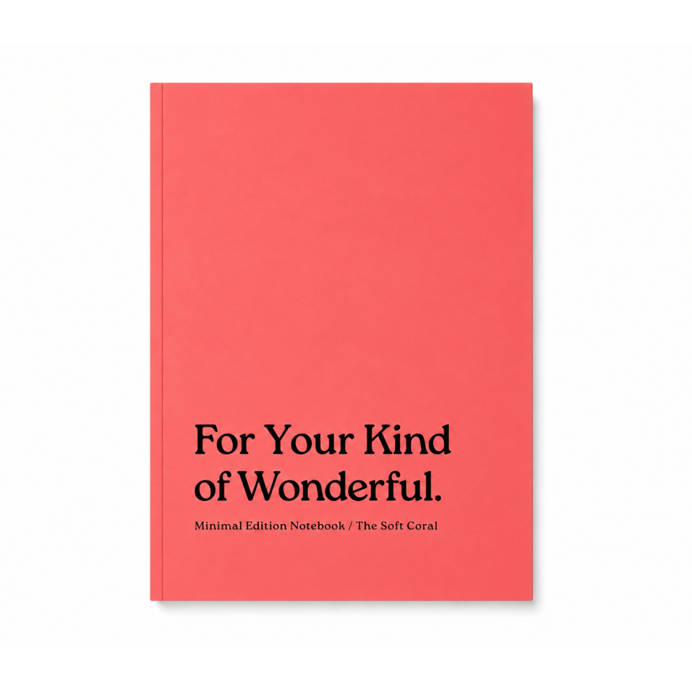 Softbound A5+ Notebook | Minimal Edition | The Soft Coral
