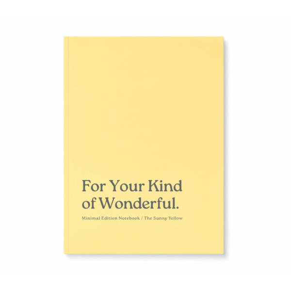 Softbound A5+ Notebook | Minimal Edition | The Sunny Yellow