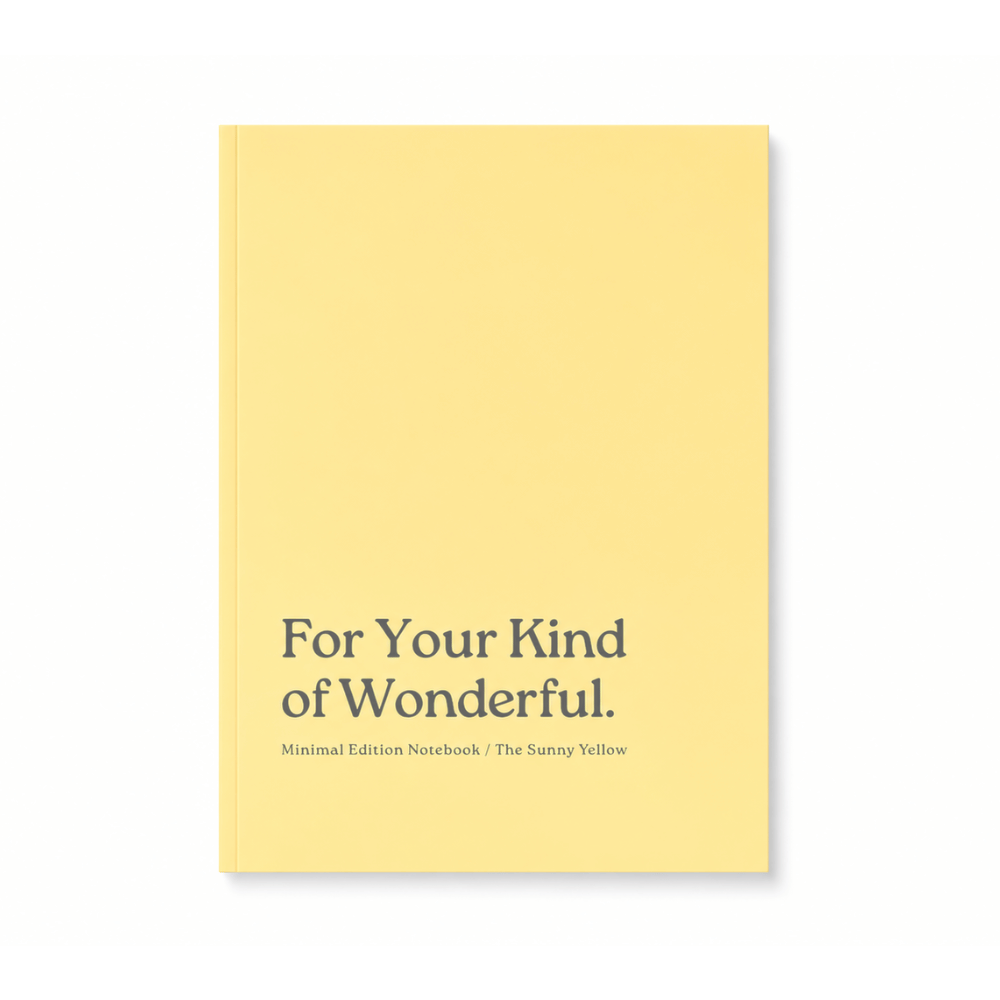 Softbound A5+ Notebook | Minimal Edition | The Sunny Yellow