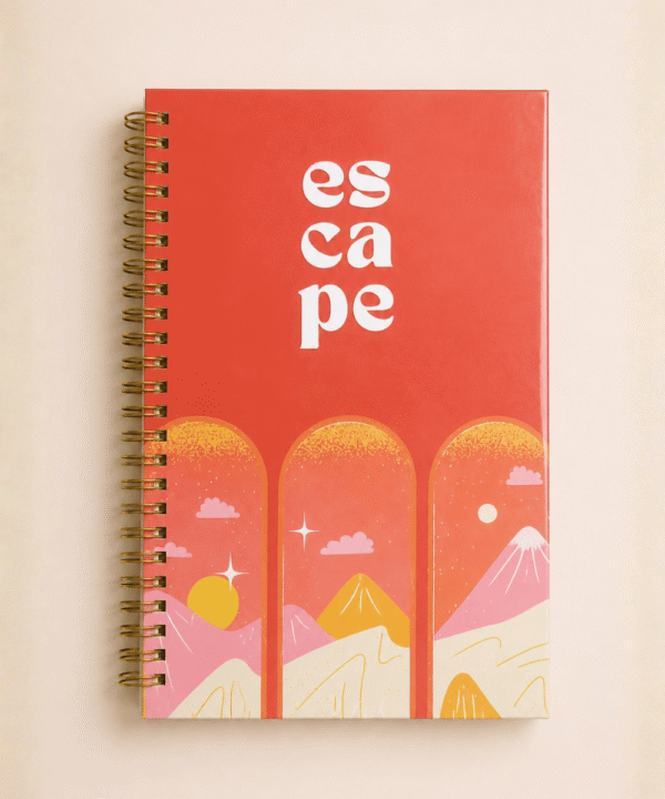 Escape A5 Hardcover Wiro Binding Notebook