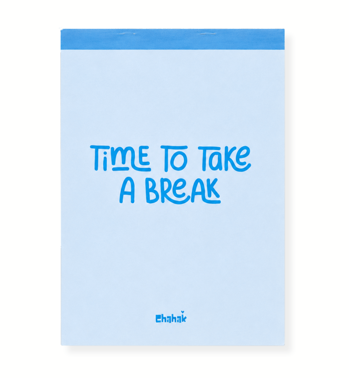 Time to take a break notepad